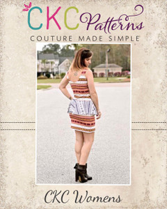 Peggy's Peplum Dress Sizes XS to XL Adults PDF Pattern Peggy's Peplum Dress Sizes XS to XL Adults PDF Pattern
