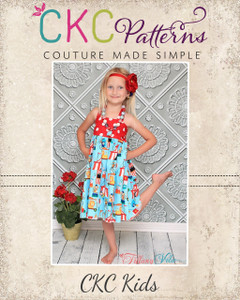 Amber's Simple Halter Top and Dress Sizes 6/12m to 15/16 Kids and Dolls PDF Pattern Amber's Simple Halter Top and Dress Sizes 6/12m to 15/16 Kids and Dolls PDF Pattern