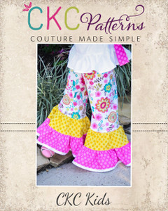 Brianna's Tiered Ruffle Pants and Capris Sizes 6/12m to 15/16 Kids PDF Pattern Brianna's Tiered Ruffle Pants and Capris Sizes 6/12m to 15/16 Kids PDF Pattern