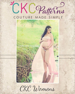 Angelica's Maternity Gown Photo Prop Sizes XXS to 2X Adults PDF Pattern Angelica's Maternity Gown Photo Prop Sizes XXS to 2X Adults PDF Pattern