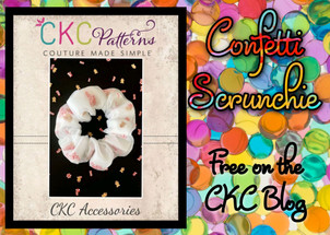 12 Days of Christmas:  Confetti Scrunchie 12 Days of Christmas:  Confetti Scrunchie