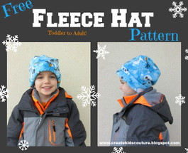 Quick and Easy Fleece Hat Pattern Quick and Easy Fleece Hat Pattern