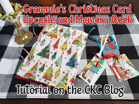 Grammie's Christmas Card Upcycle and Memory Book Grammie's Christmas Card Upcycle and Memory Book