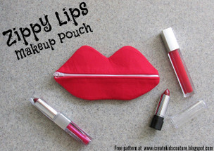 Zippy Lips Makeup Pouch Zippy Lips Makeup Pouch