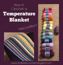 Back to the Blog:  Temperature Blanket Back to the Blog:  Temperature Blanket