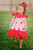 Rose's Ruffle Neck Dress Sizes 6/12m to 8 Kids and Dolls PDF Pattern