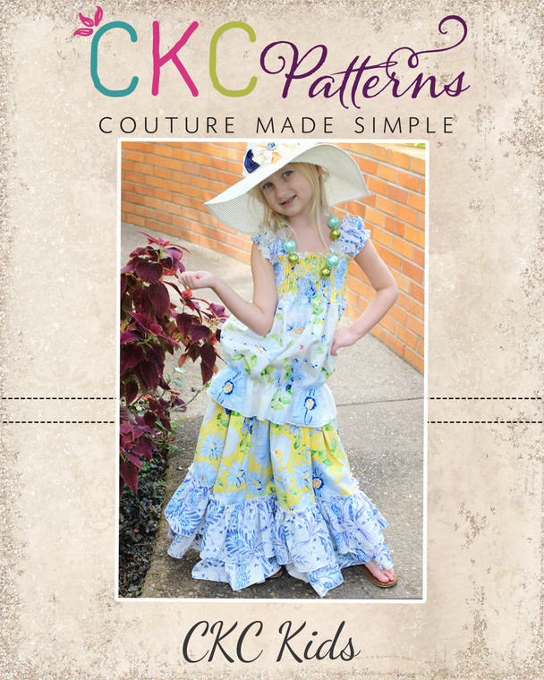 Gloria's Maxi Skirt Sizes 6/12m to 15/16 Kids PDF Pattern