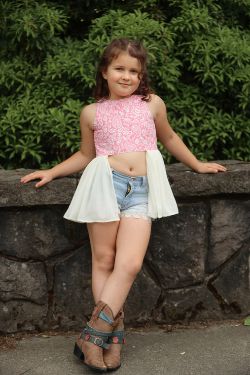 Supreme’s Sassy Top Sizes 2T to 14 Kids PDF Pattern