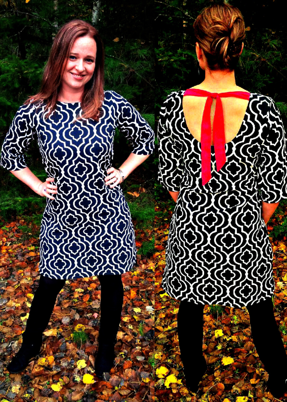 Color block dress pattern - POTM