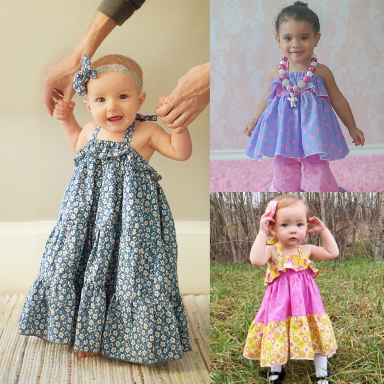 Cora's Tiered Top, Sun Dress and Maxi Dress Sizes NB to 15/16 Girls and ...
