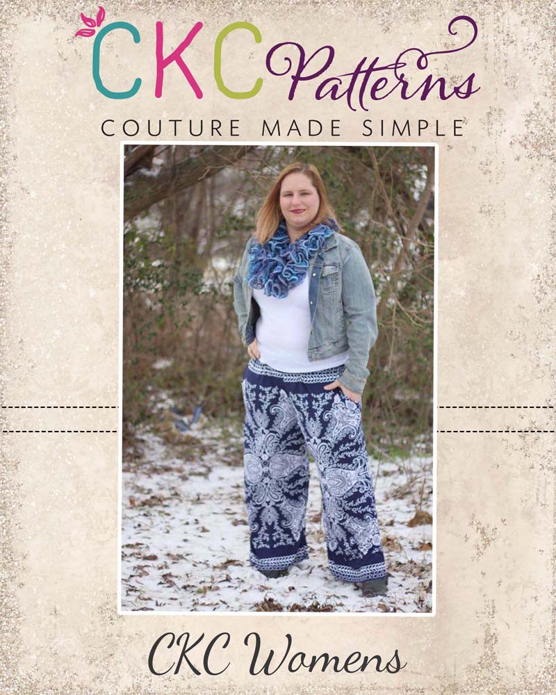 Women's ruffle pants pattern clearance