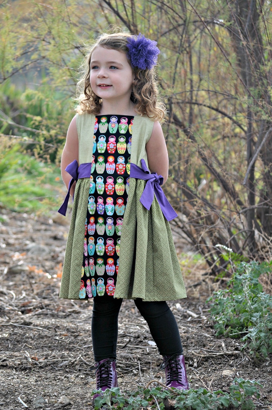 Mabel’s Perfect Panel Dress Sizes 6/12m to 8 Kids PDF Pattern