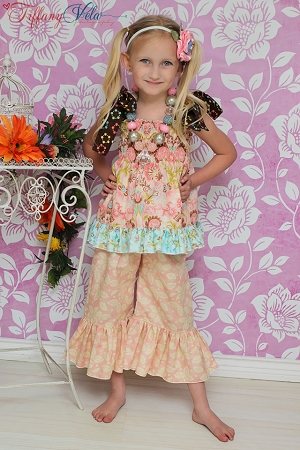 Jenna's Lace Ruffle Pants and Capris Sizes NB to 15/16 Kids and Dolls PDF  Pattern