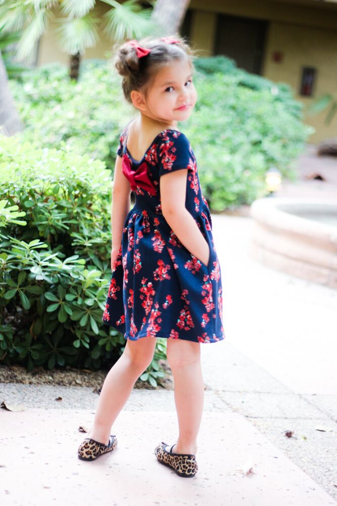 Amy's Knit Bow Dress and Maxi Sizes NB 
