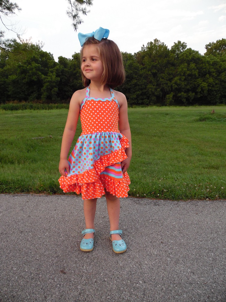 Marigold's Knit Mix-and-Match Dress and Maxi Sizes 2T to 14 Kids PDF Pattern