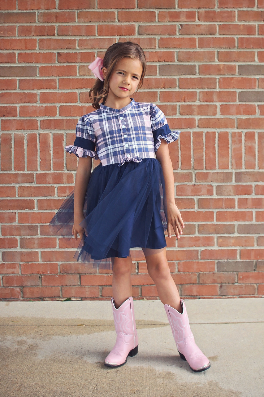 Mallory’s Button Up Top and Dress Sizes 2T to 14 Kids PDF Pattern