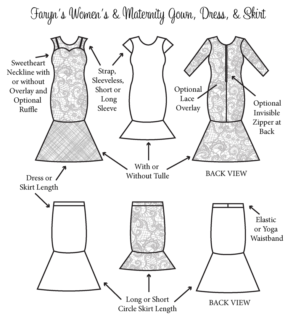 Sweetheart Mermaid Dress Pattern