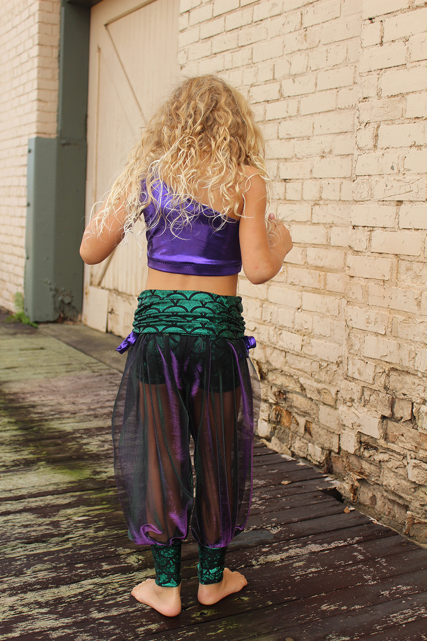 How to Make Belly Dancer Harem Pants  SPARKLY BELLY