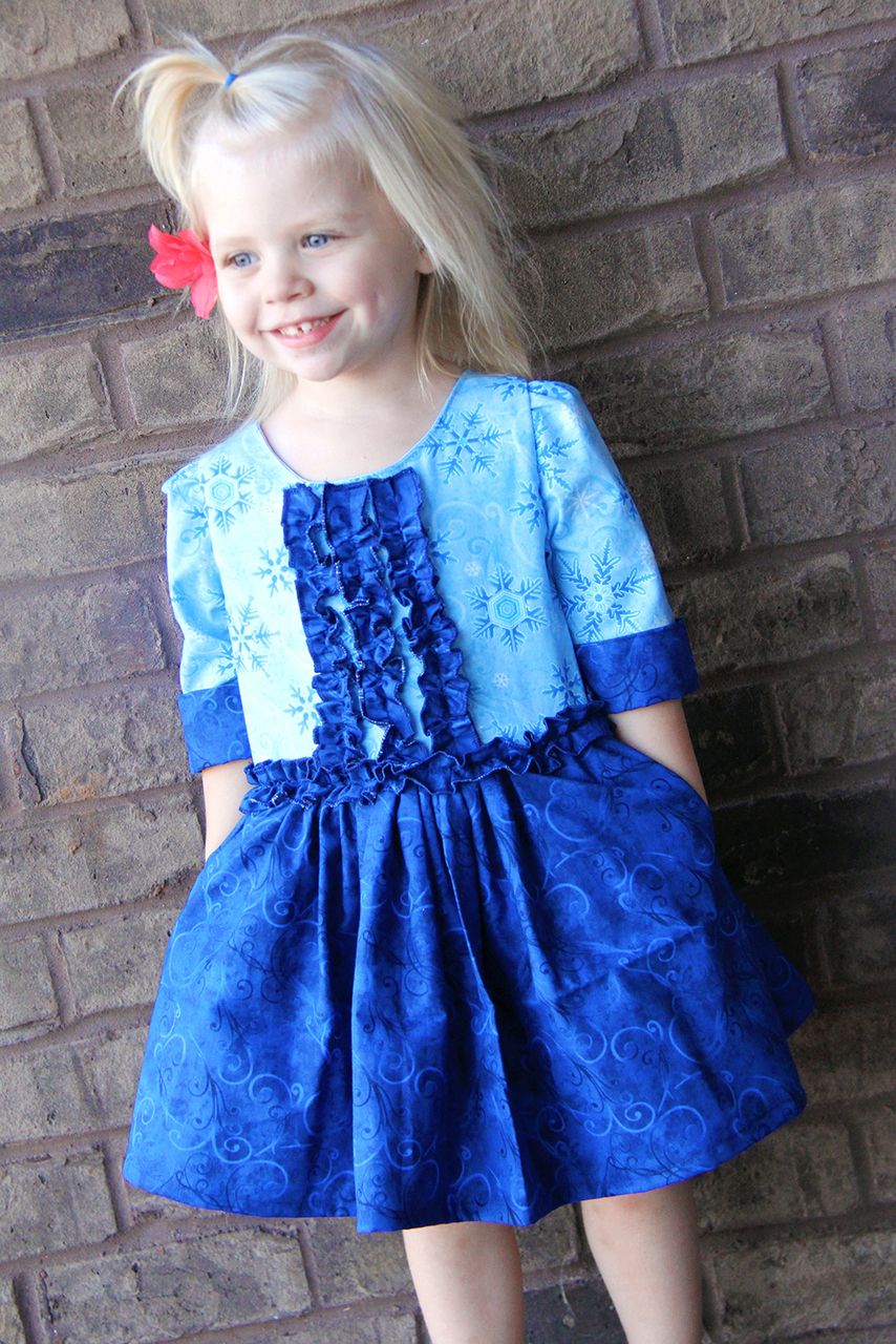 Leighton's Dress Size 2T to 14 Kids PDF Pattern
