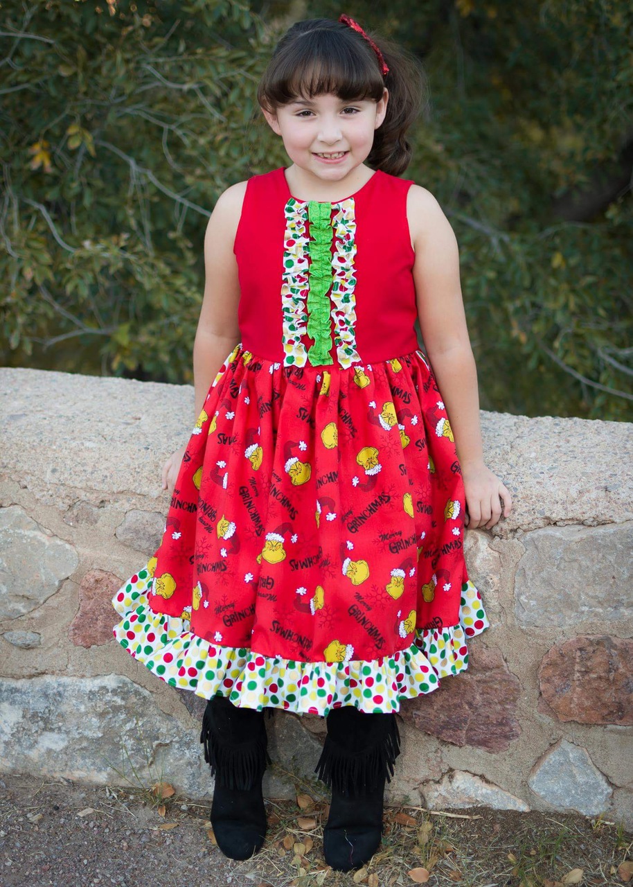 Leighton's Dress Size 2T to 14 Kids PDF Pattern