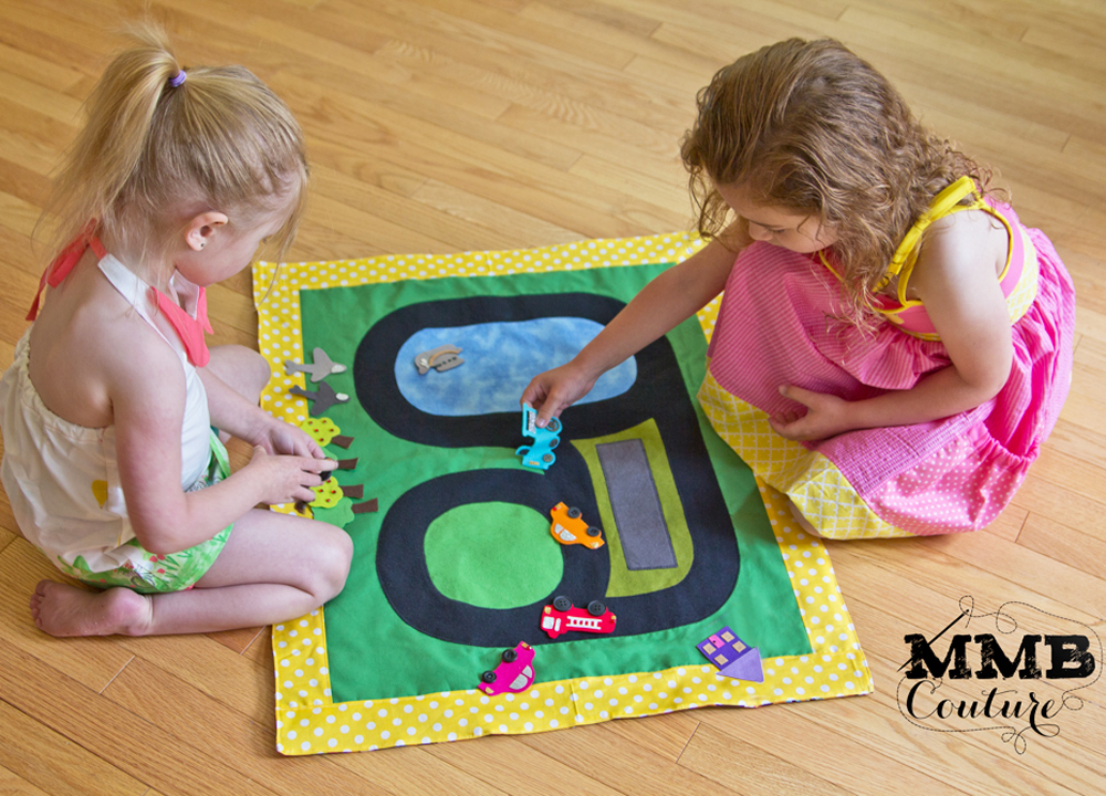 Toy Car Play Mat Sewing Pattern Instant Download PDF Sewing