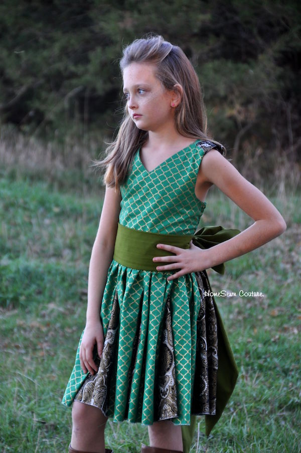 Gretchen’s Godet Dress Sizes NB to 14 Kids PDF Pattern