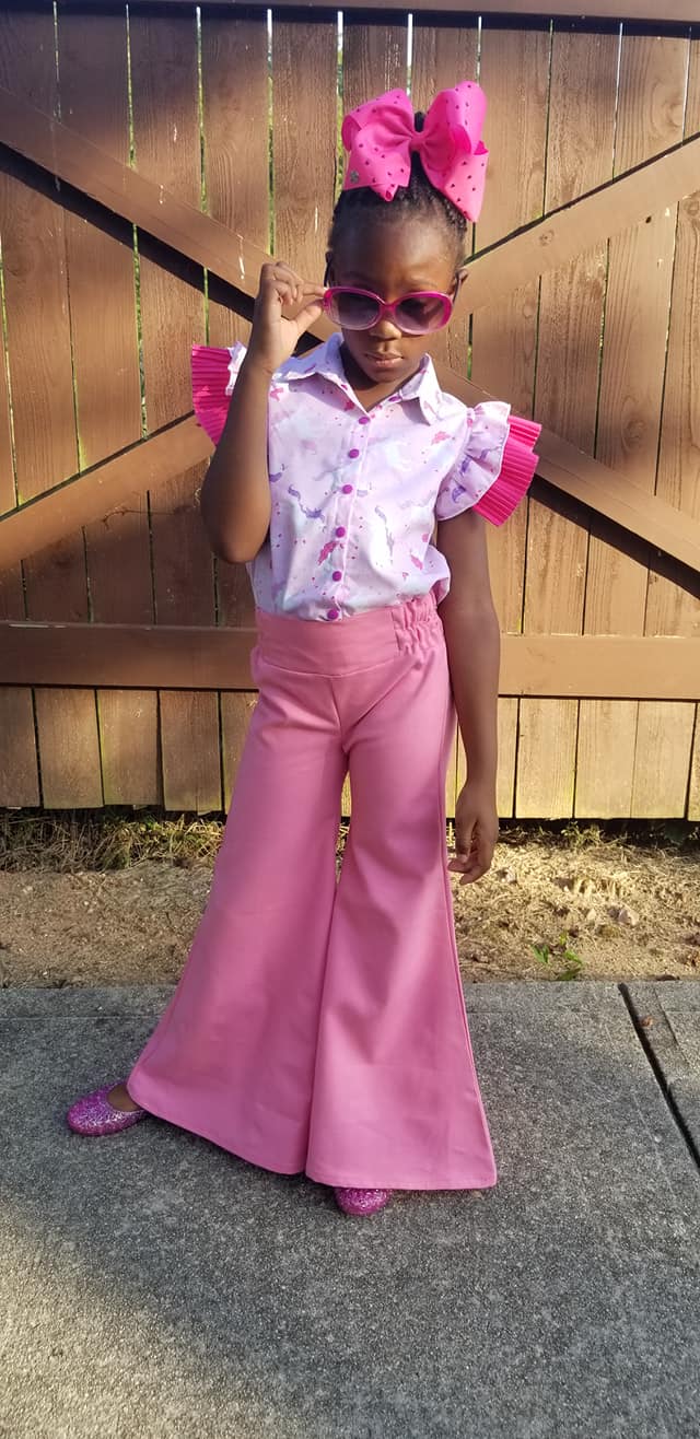 Jolene's Bell Bottoms Sizes 2T to 14 Kids PDF Pattern