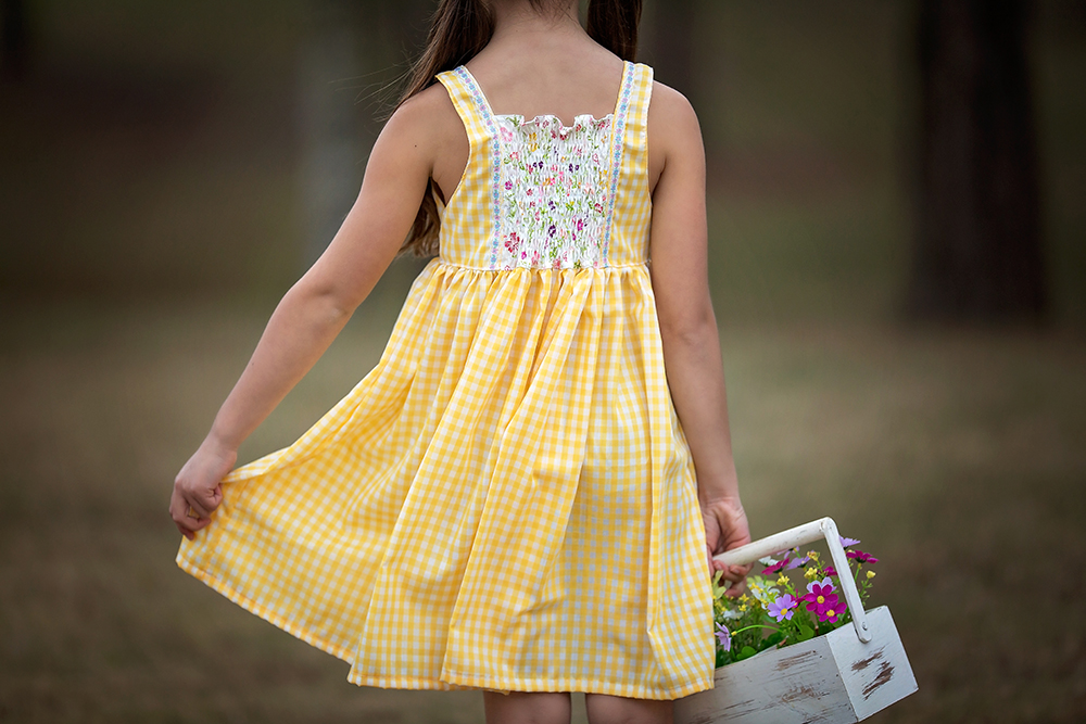 Rosemary's Flutter Bodice Dress and Tunic Sizes NB to 14 Kids PDF Pattern