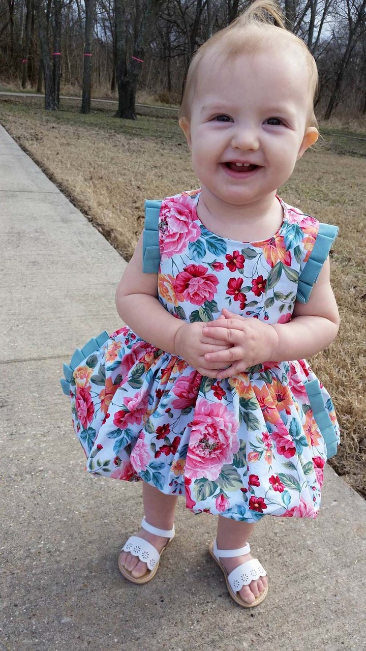 baby girl bubble dress