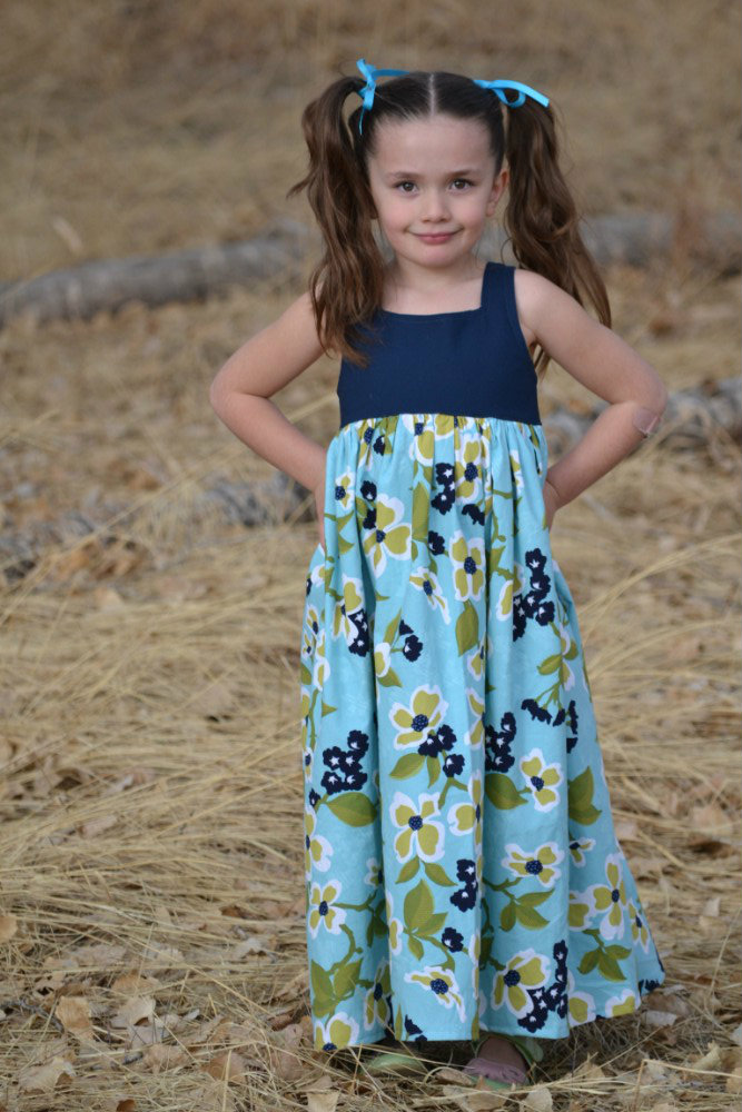 Marjorie's Top, Dress, and Maxi Sizes NB to 14 Kids PDF Pattern