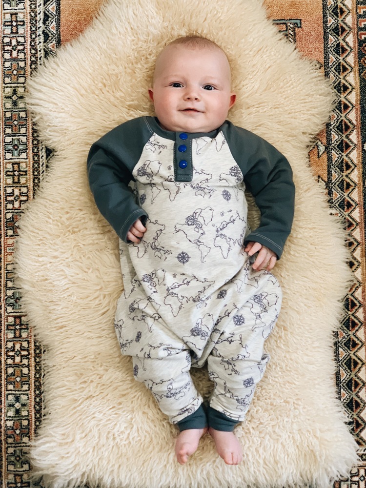 Mason's Raglan Harem Romper PDF Pattern