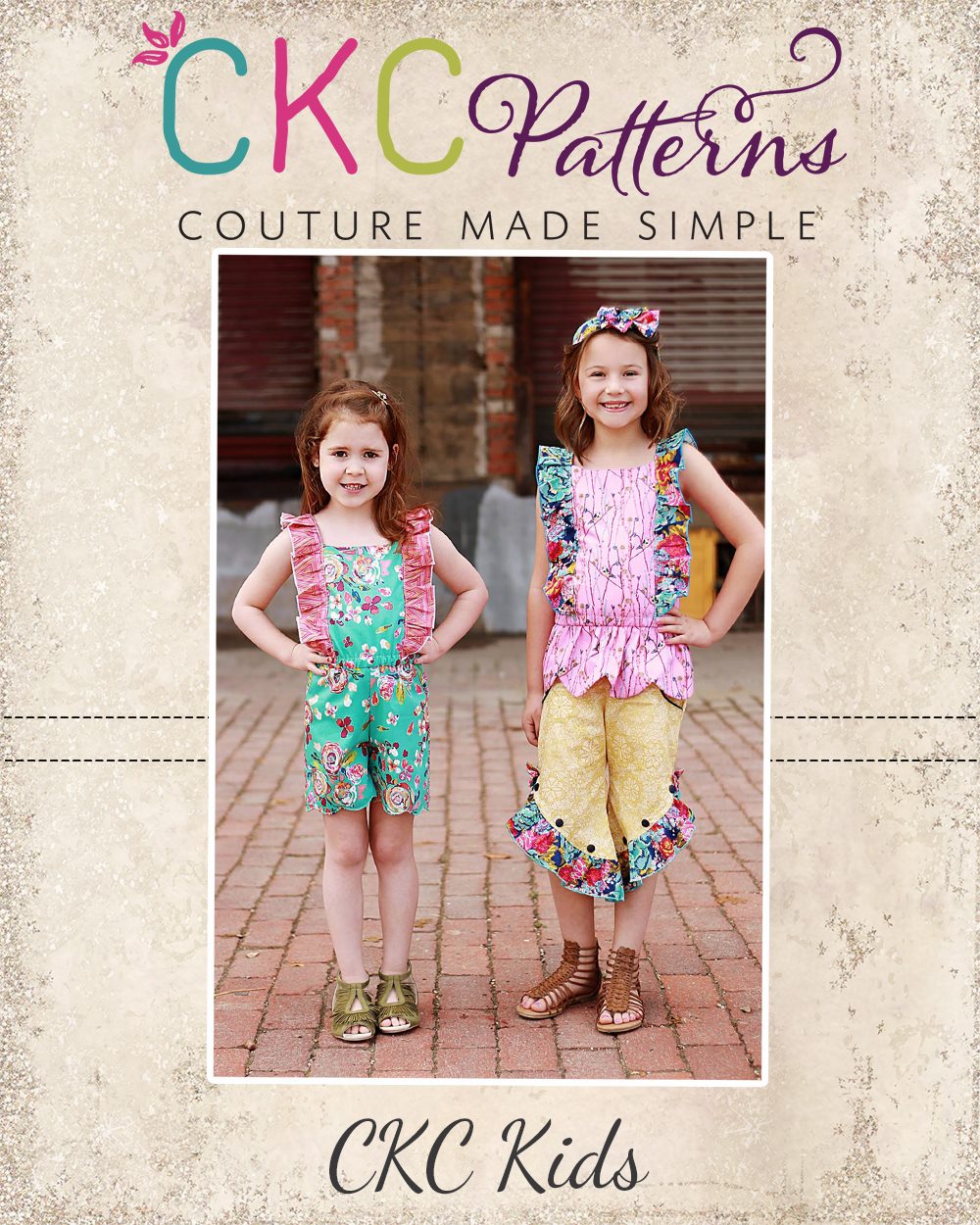 Briar's Beautiful Top, Dress, Maxi and Romper Sizes NB to 14 Kids and Dolls  PDF Pattern