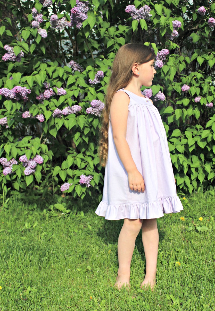 Mary's Vintage Dress & Top Sizes NB to 14 Kids PDF Pattern