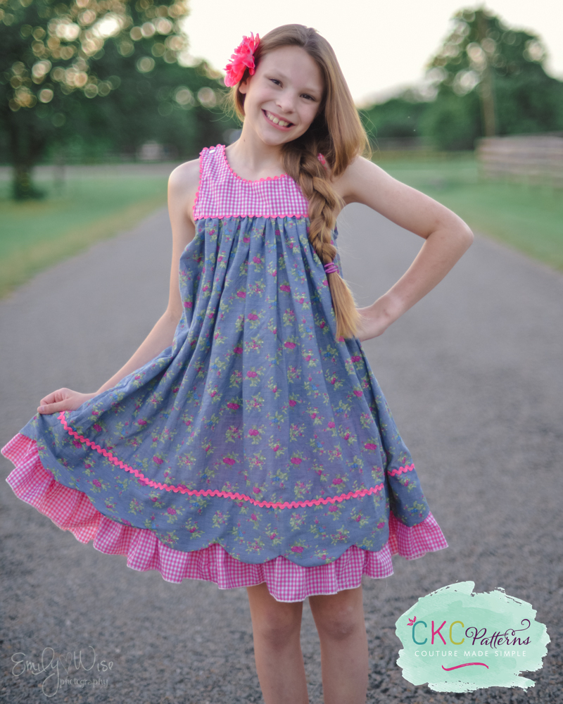 Mary's Vintage Dress & Top Sizes NB to 14 Girls PDF Pattern