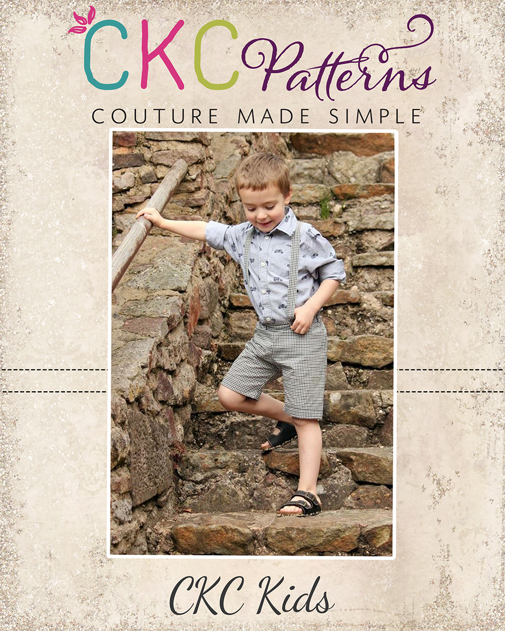 suspender shorts pattern