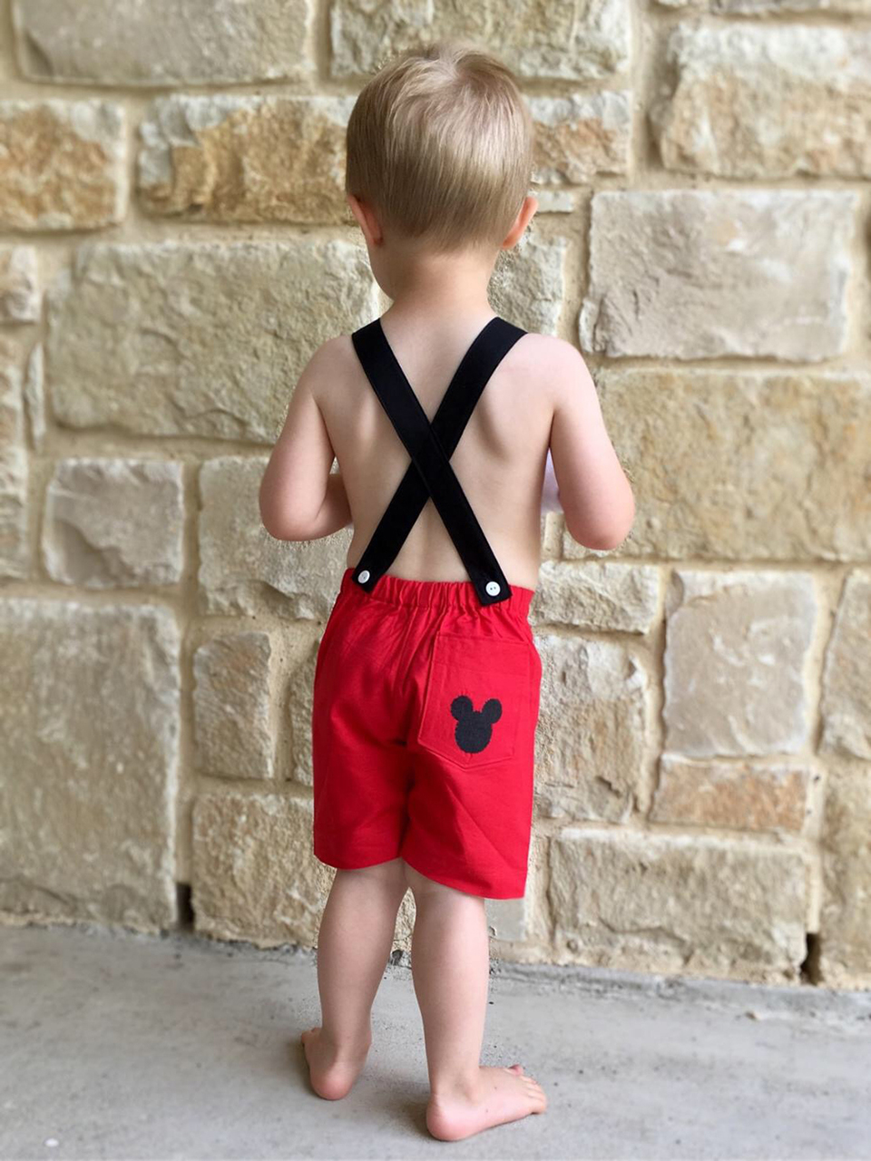 suspender shorts pattern