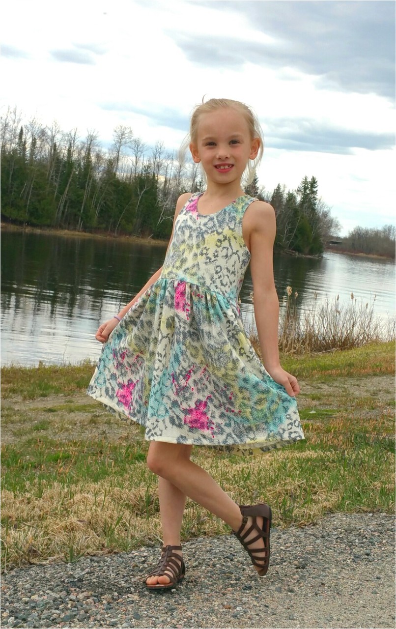 Lynlee's Top, Dress, and Maxi Sizes NB to 14 Girls PDF Pattern