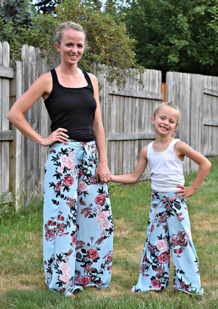 Willa’s Wrap Shorts, Capris, and Pants Sizes 2T to 14 Kids PDF Pattern