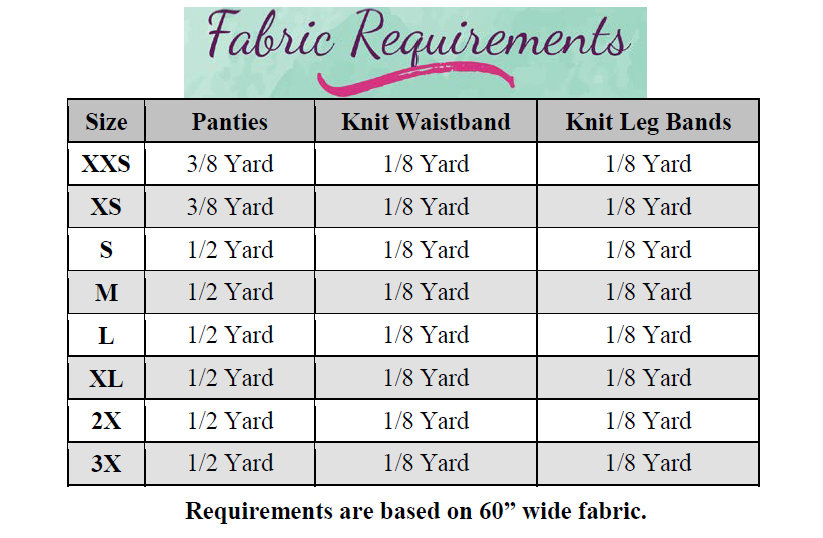 Chastity’s Women’s Panties PDF Pattern