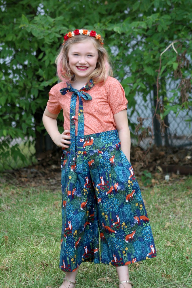 Girls Stretch Denim Wide Leg Pants - Hatley US