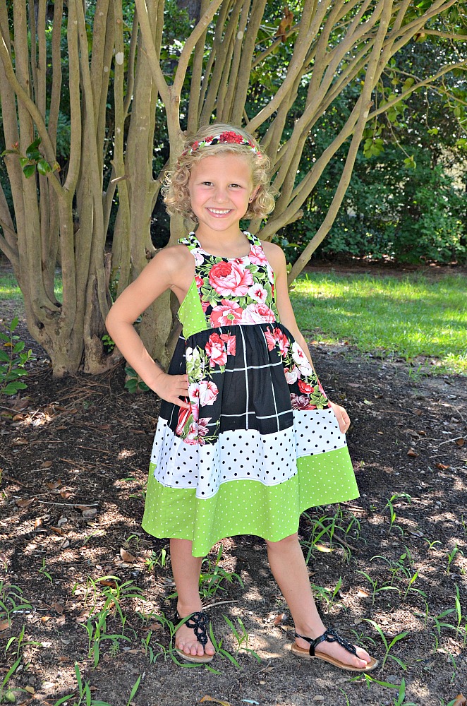 Bay's Braided Back Sundress sizes 2T to 14 girls PDF Pattern