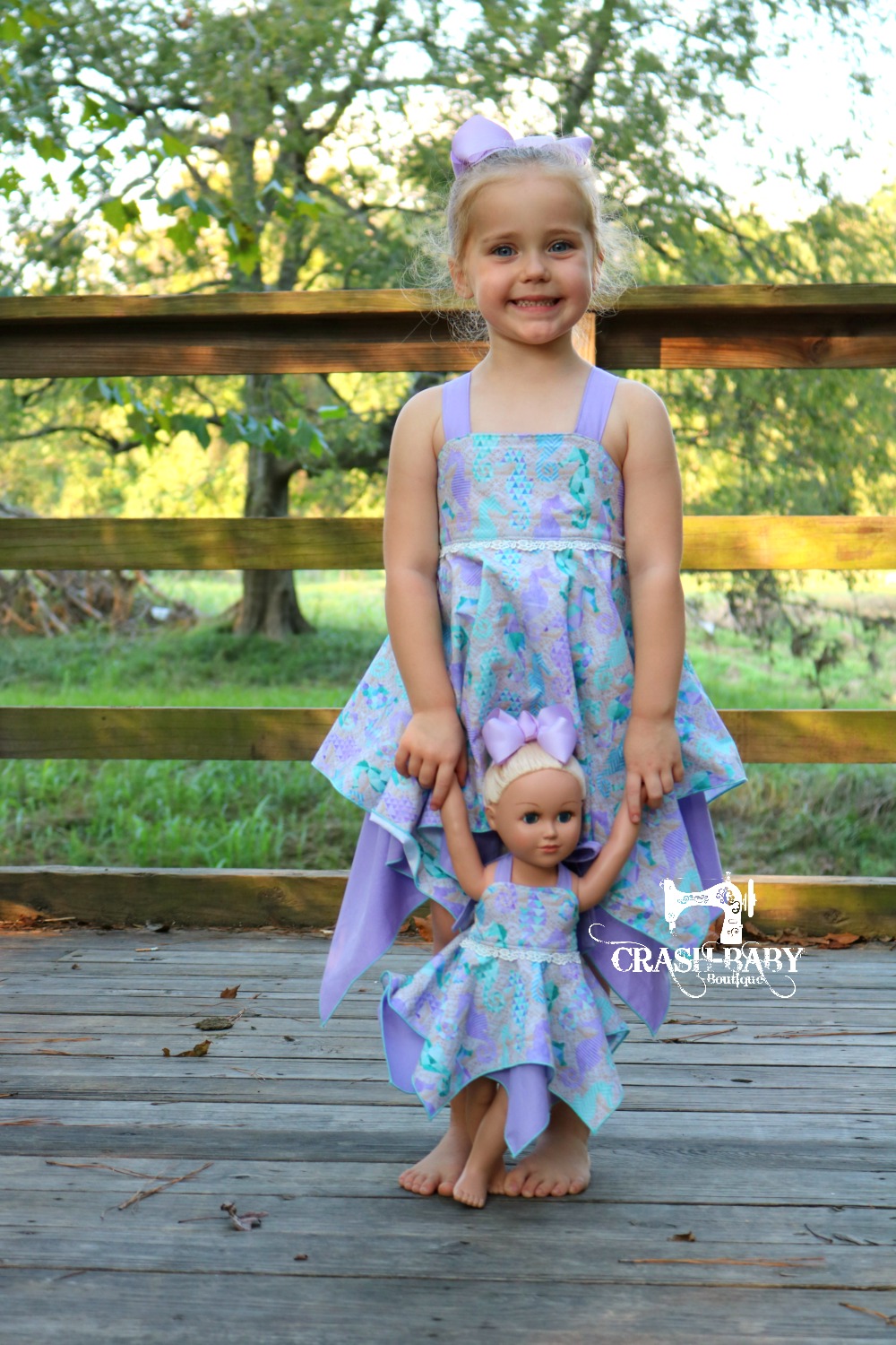 Briar's Beautiful Top, Dress, Maxi and Romper Sizes NB to 14 Kids and Dolls  PDF Pattern