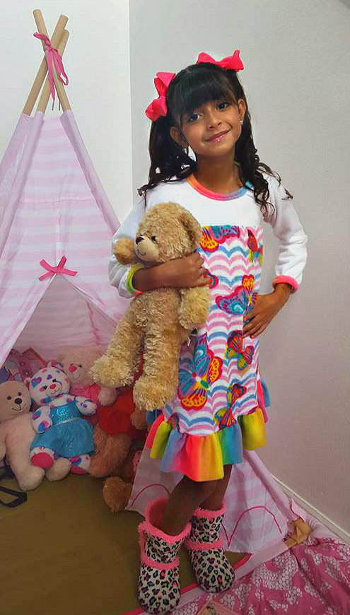 Aurora's Adorable Fleece Nightgown Sizes 2T to 14 Kids PDF Pattern