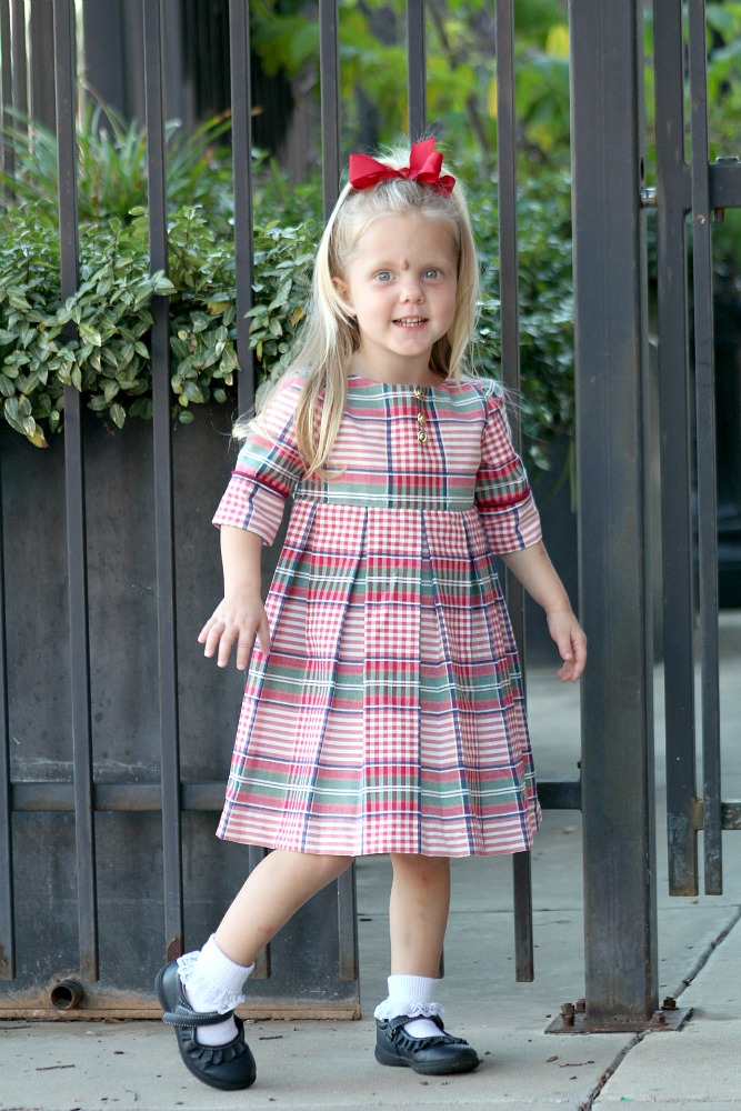 Pepper's Pleated Vintage Dress Sizes 2T to 14 Kids PDF Pattern