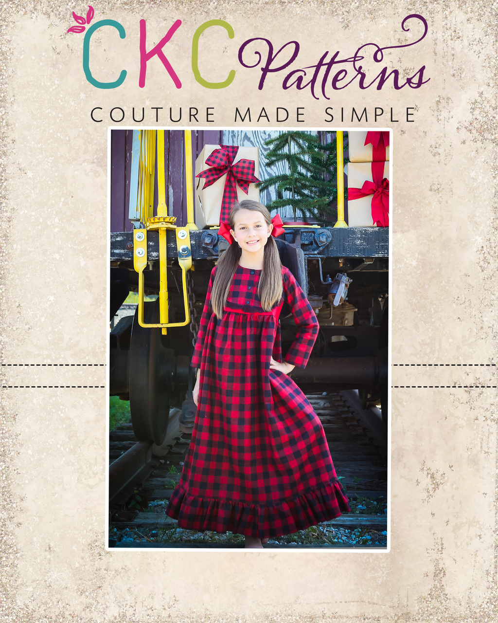 Estella’s Flannel Nightgown Sizes 2T to 14 Kids PDF Pattern