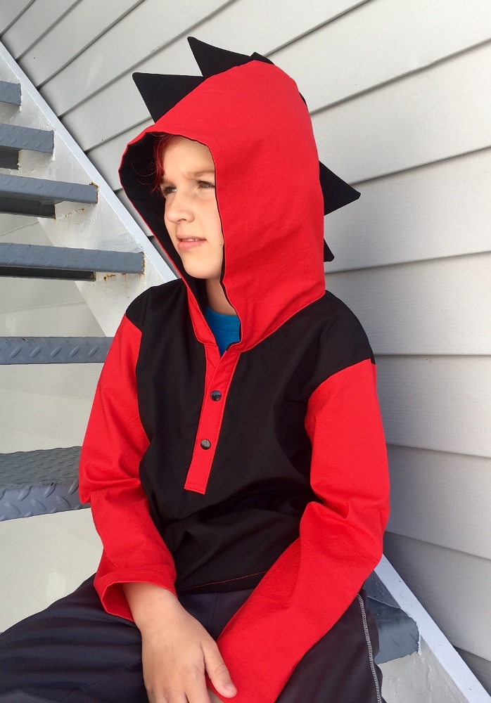 Aaron's Hooded Woven Shirt Sizes 2T to 14 Kids PDF Pattern