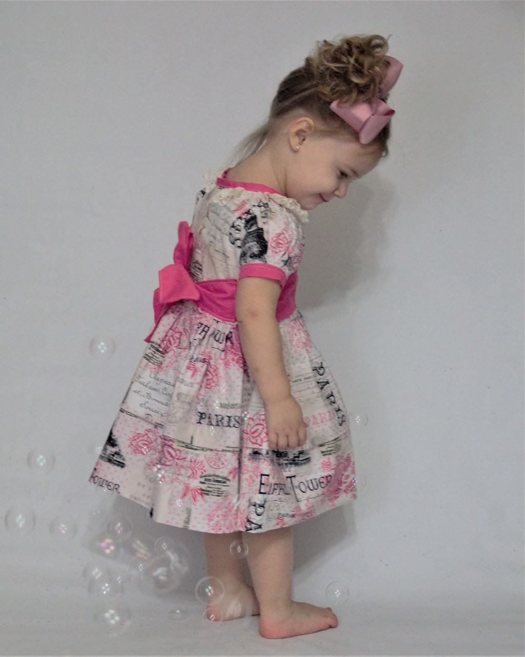 Frances’ Pleated Dress Sizes NB to 8 Kids PDF Pattern