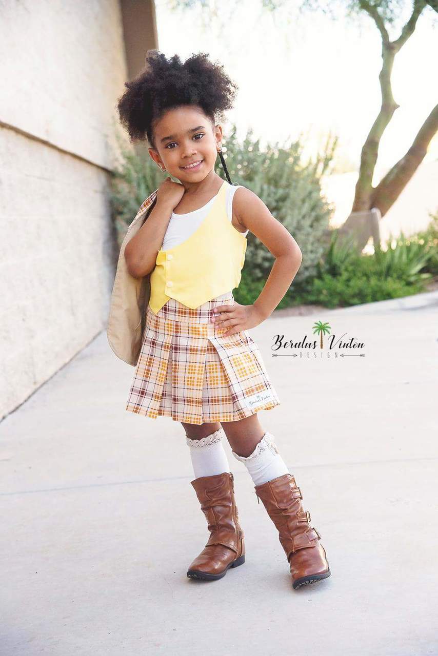 Pauline’s Pleated Skirt Sizes 6m to 14 Kids PDF Pattern