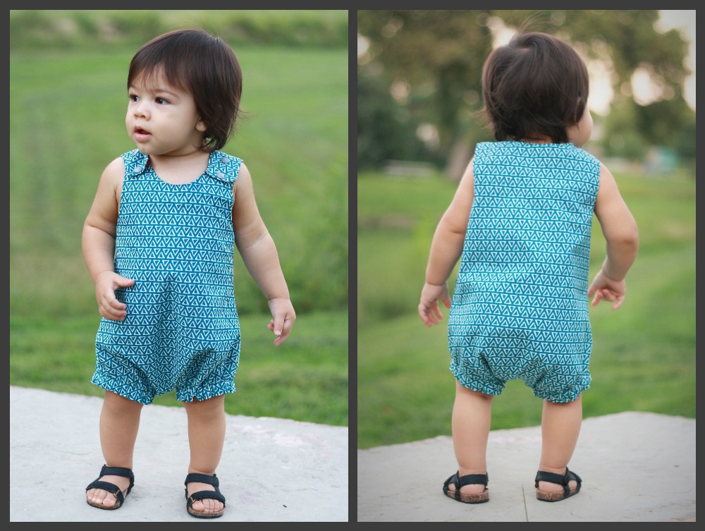 Huxley's Bubble Romper Sizes NB to 18/24m Babies PDF Pattern