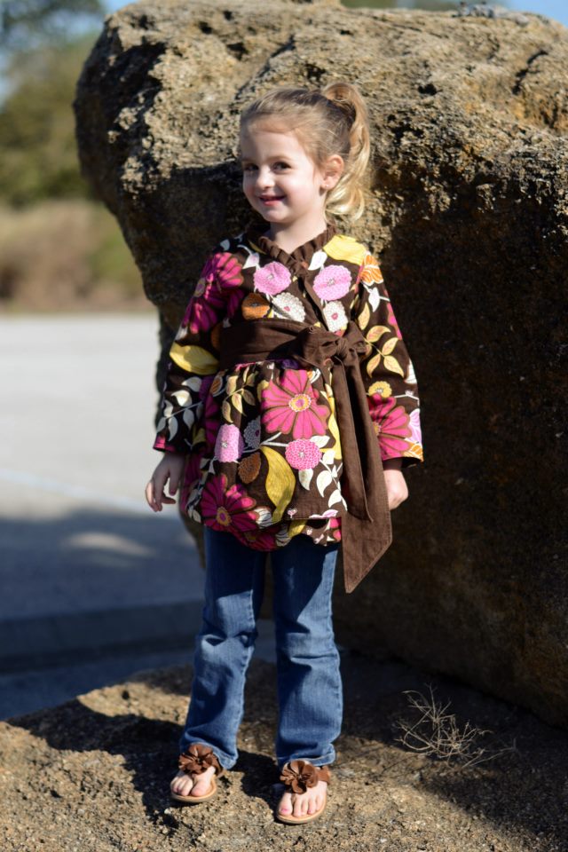Willow's Wrap Jacket Sizes NB to 15/16 Kids and Dolls PDF Pattern